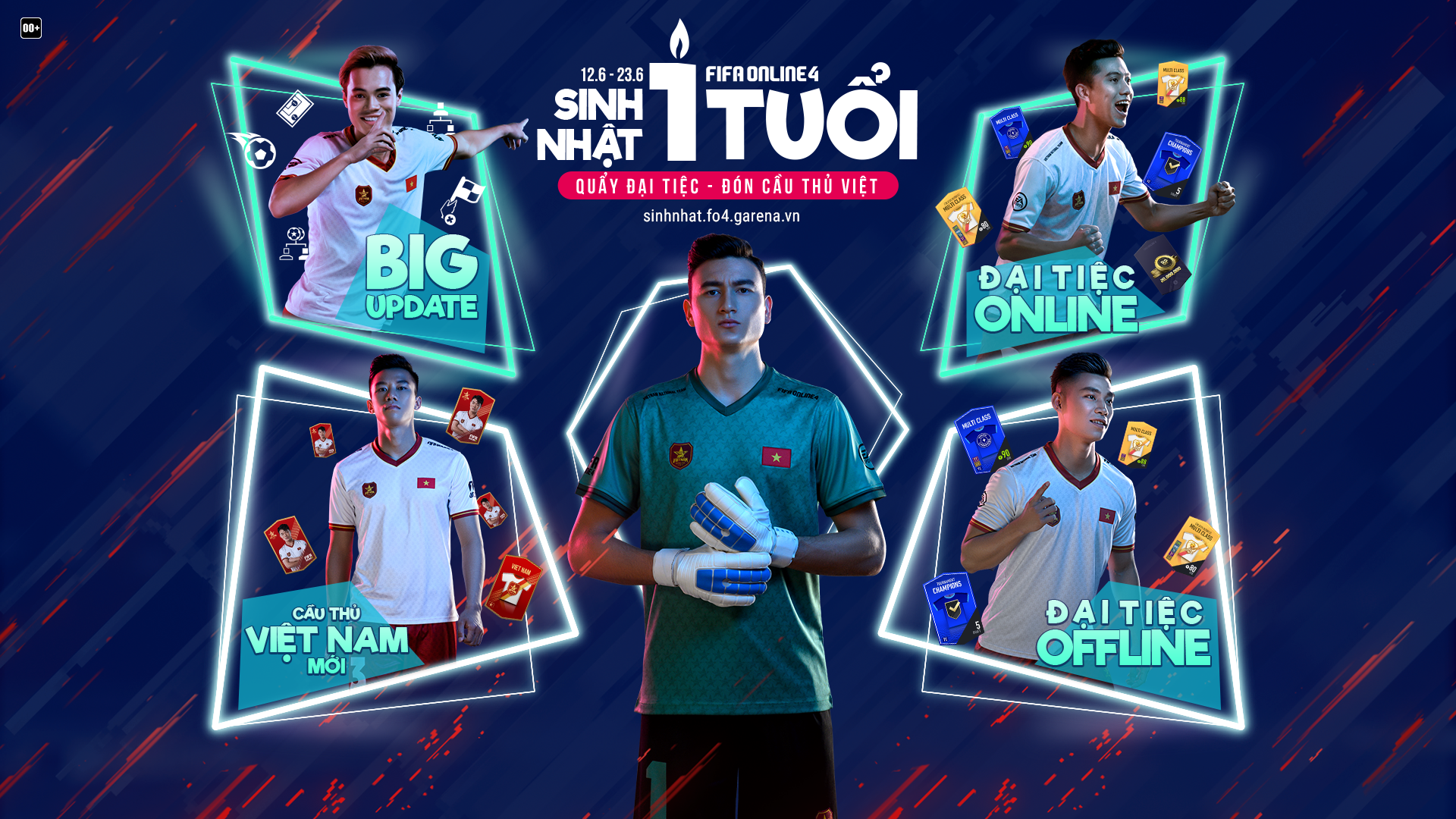 FIFA Online 4 Việt Nam  Sự kiện mừng Sinh Nhật QUẨY ĐẠI TIỆC  SĂN CẦU  THỦ VIỆT